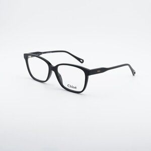 Chloe CH0115O 001 Eyeglasses Shiny Black 54mm Square Frame